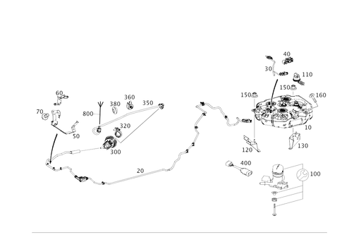 Adblue Container and Lines for 2012 Mercedes-Benz E550 #0