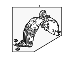 74101TYAA50 - : Fender Liner for Acura Image