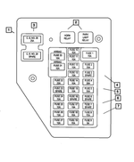 56049035AB - Electrical: Relay Junction Block for Dodge: Dakota, Durango Image