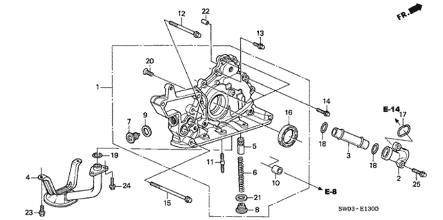 Oil Pump for 2001 Acura NSX #0