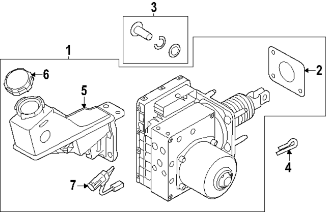 58500HB000 - : Booster Assembly for Hyundai Image