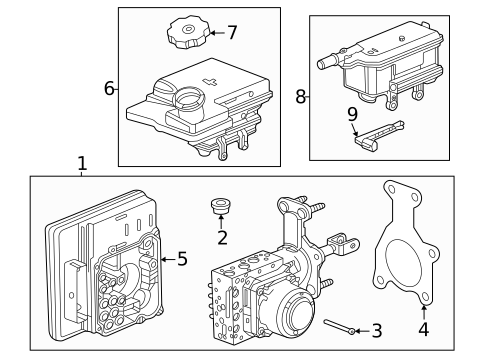 Master Cylinder - Components On Dash Panel for 2026 GMC Sierra EV #0