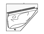 833023D031PZ - : 2002-2005 Hyundai Sonata - Door Trim Panel for Hyundai: Sonata Image