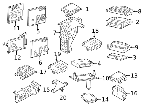 Electrical Components for 2016 Porsche Panamera #15