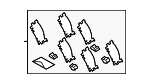 494648140 - Brakes: Brake Pads Shim for Toyota Image