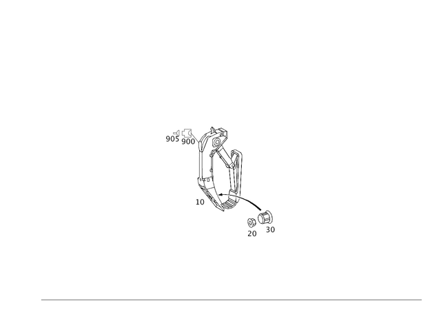 2203000104 - Control: Accelerator Pedal for Mercedes-Benz Image image