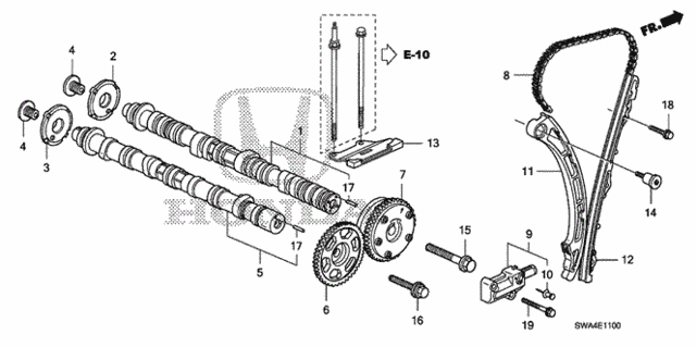 Camshaft - Cam Chain for 2008 Honda CR-V #0