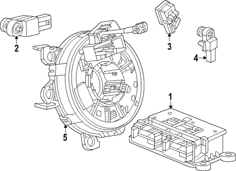 Air Bag Components for 2025 GMC Terrain #1