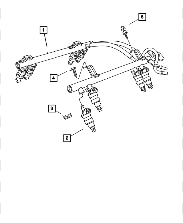 « 53030848AC – Fuel : Carburant Rampe pour Mopar Image »