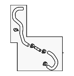 16260F0210 - : By-Pass Hose for Lexus: RX500h, TX500h Image