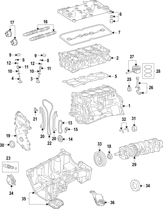 237535TA2A - : Engine Variable Valve Timing (Vvt) Solenoid for Nissan: Altima, Kicks, Murano, Sentra Image