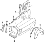BCC6804 - : Tail Lamp Pocket for Jaguar Image