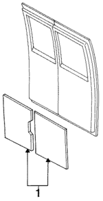 L650BB5 - Body: Door Trim Panel for Mopar Image