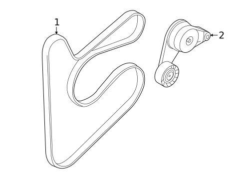 Belts & Pulleys for 2019 Hyundai Elantra GT #0
