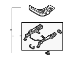 6911B952 - Body: Seat Adjust Assembly for Mitsubishi Image