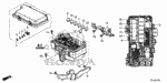 90113SLJ003 - Electrical/Exhaust/Heater/Fuel: BOLT, SPECIAL (6X14) for Honda Image