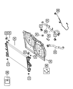 68095779AA - Cooling: Insulator Grommet for Ram: ProMaster 1500, ProMaster 2500, ProMaster 3500 Image