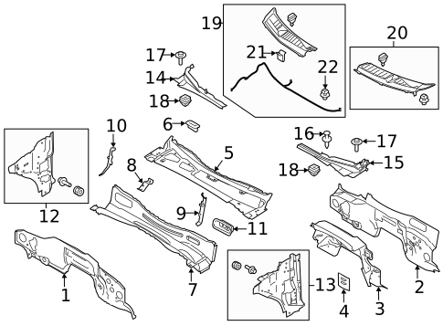 Cowl for 2022 Lincoln Navigator #0