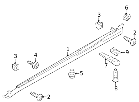 Exterior Trim - Pillars for 2013 Suzuki Kizashi #0