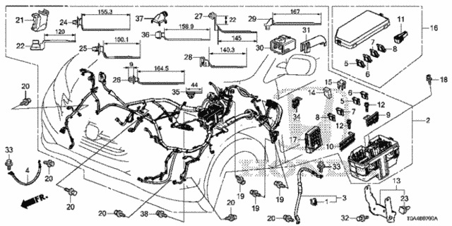 Wire Harness (1) for 2016 Honda CR-V #0