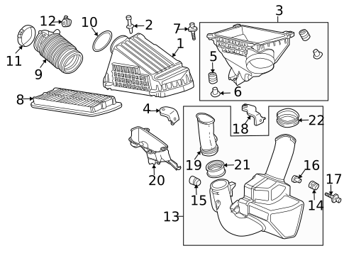 Air Intake for 2006 Acura RL #0