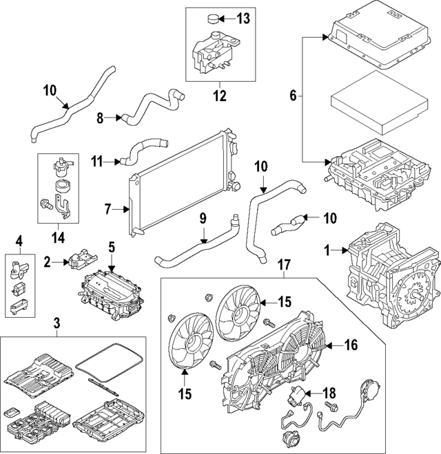 295B05SF7ERE - Electric Propulsion System: Battery for Nissan Image