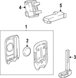 13560196 - : Transmitter for Chevrolet: Equinox EV, Traverse Image