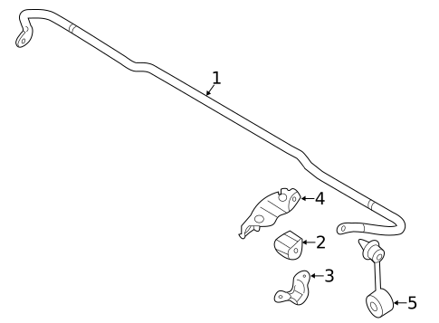 Stabilizer Bar & Components for 2022 Subaru Impreza #1