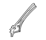 2366304002 - Body: Inner Windshield Pillar for Mercedes-Benz Image