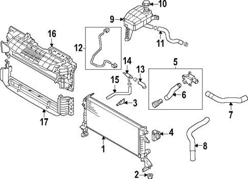 Radiator & Components for 2024 Hyundai Elantra N #0