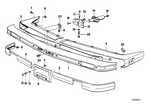 51111972231 - Vehicle Trim: Bumper Front Center for BMW Image