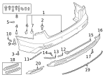 4K0807065EGRU - Body: Bumper Cover for Audi Image