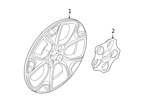 Wheel Covers & Trim for 2021 Fiat 500X #0