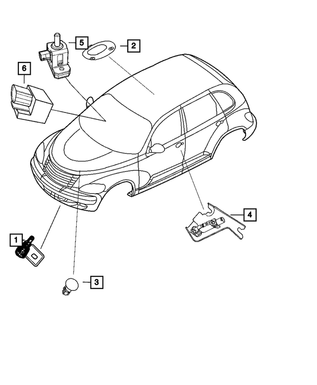 1BX26DW1AH - Electrical: Intrusion Module Sensor for Mopar Image