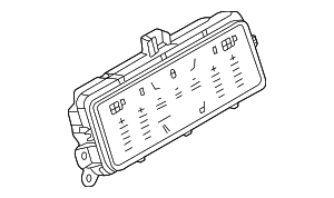 4K0919158DV58 - Electrical: Heater &amp; AC Control for Audi Image