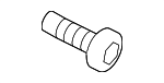 W504775S451 - Body: Seat Belt Lap And Shoulder Belt Screw for Ford Image