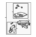 ZZCB13320A - Engine: Air Cleaner Assembly for Mazda: Tribute Image