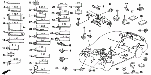 Harness Band - Bracket for 2005 Honda Civic #0