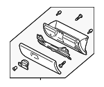 GP9A64030B02 - : Glove Box Assembly for Mazda: 6 Image