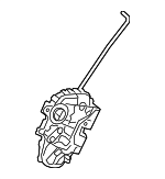 72610SZNA03 - : 2010-2013 Acura ZDX - Latch Assembly, R Rear Door Power for Acura: ZDX Image