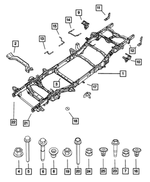 68138169AA - Frame, Bumper and Fascia: Chassis Frame Assembly for Ram: 1500 Image