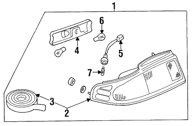 2655570F25 - : Tail Lamp Assembly for Nissan Image