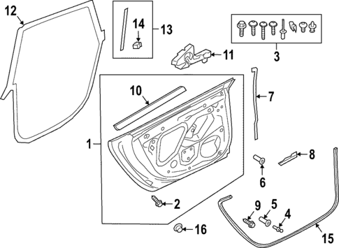 Door & Components for 2025 Audi RS7 Sportback #1