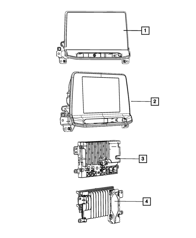 68453429AL - : Multi Media Radio for Mopar Image
