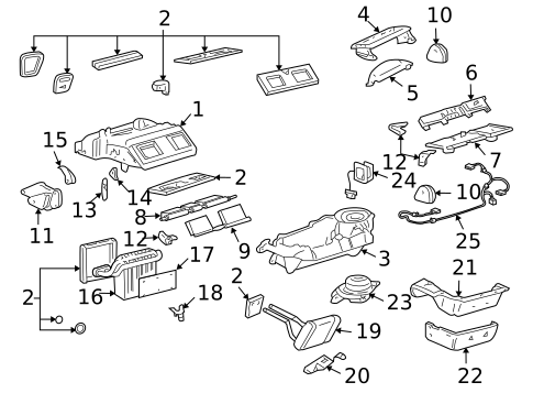 Blower Motor & Fan for 2002 Buick LeSabre #1