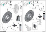34207885512 - : Brake Disc Ventilated, Perforated, Right for BMW Image