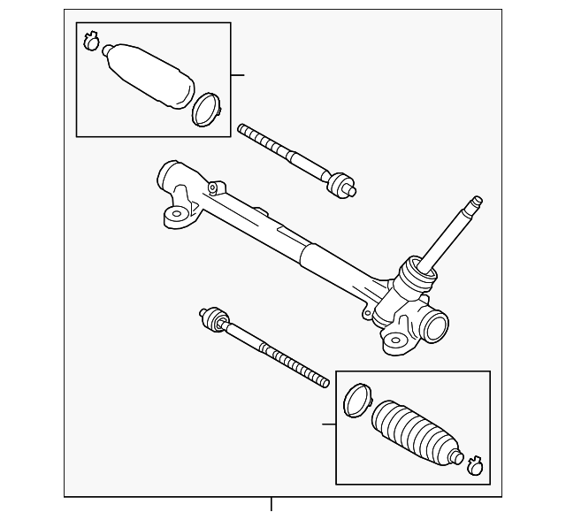 GBEF-32-110 - Steering Gear 2018-2021 Mazda 6 | Mazda-Parts