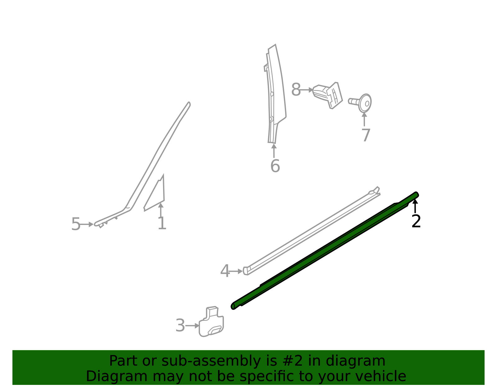 Door Belt Molding - OEM Water Seal & Trim Finish | AutoNation Parts