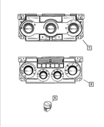 55111871AE - Air Conditioners and Heaters: A/c And Heater Control for Mopar Image