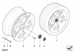 36116777774 - : Wheel, Alloy for BMW Image